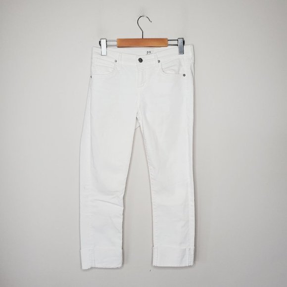 COH White Dani Cropped Straight Leg Jeans - Picture 3 of 13